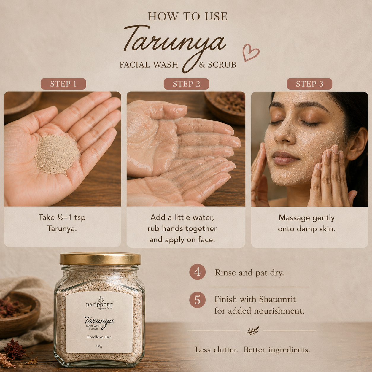 Tarunya - Face Scrub